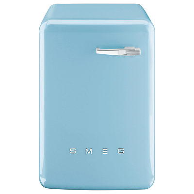 Smeg Slimline Freestanding Washing Machine, 7kg Load, A++ Energy Rating, 1400rpm Spin Pastel Blue Smeg Slimline Freestanding Washing Machine, 7kg Load, A++ Energy Rating, 1400rpm Spin Pastel Blue